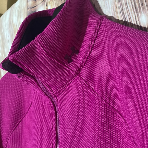 Under Armour ColdGear Infrared Compression Slimming Jacket Magenta XL - Picture 6 of 16